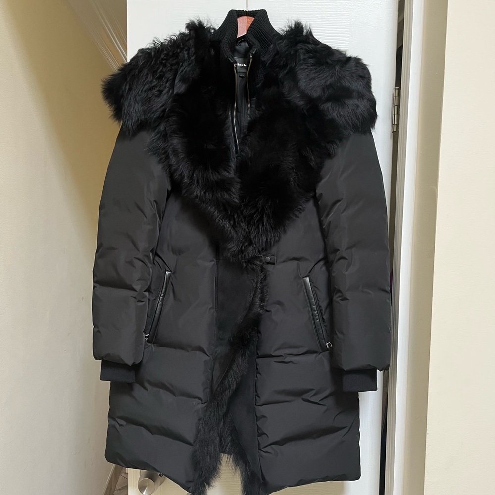 Mackage Down Filled with Leather Lining and Shearling